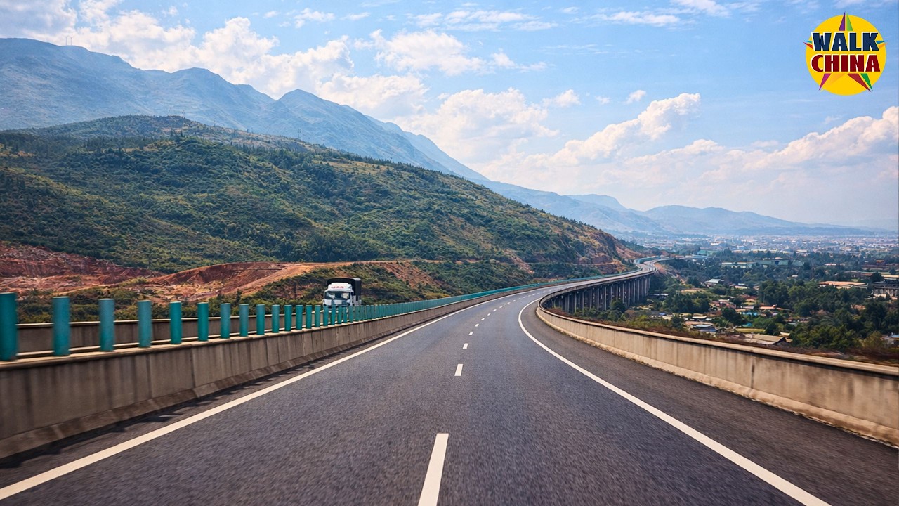 China&rsquo;s Mountain Superhighway in Yunnan: 280km Scenic Drive from Maguan to Shiping | 4K