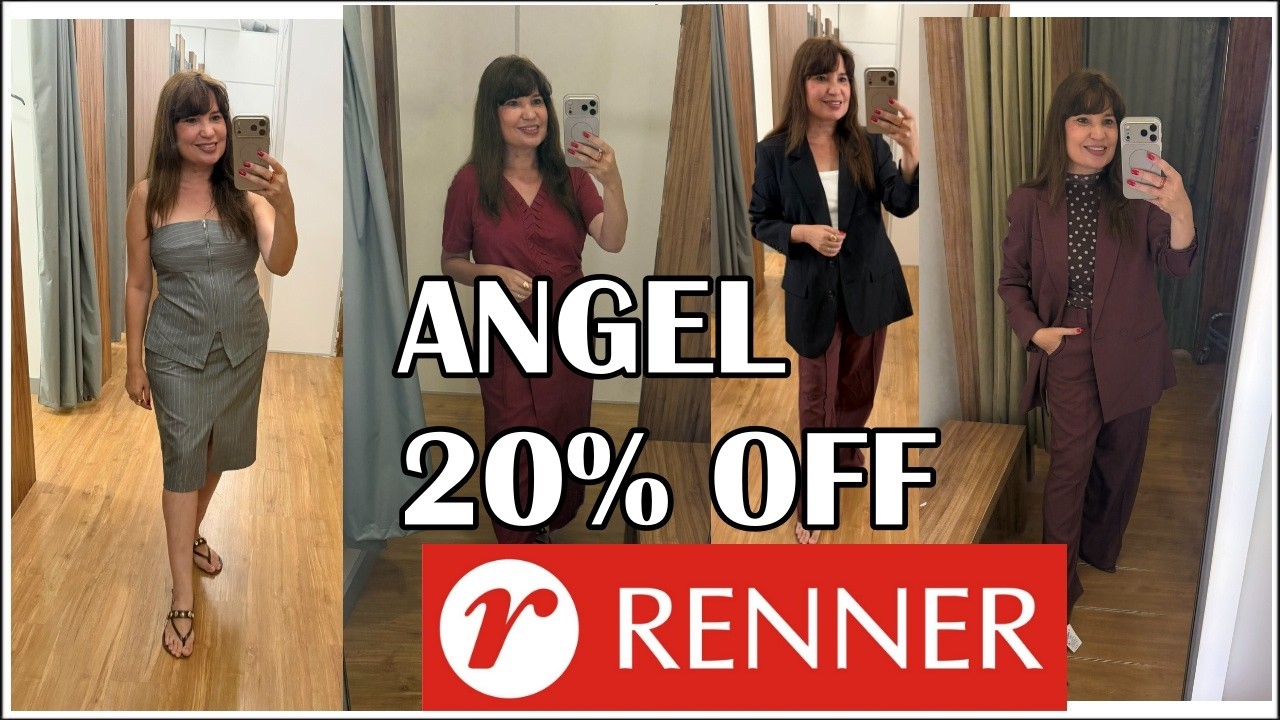 PROVADOR RENNER - CUPOM ANGEL ATIVO COM 20% OFF NAS COMPRAS ACIMA DE 199 ATÉ DIA 12