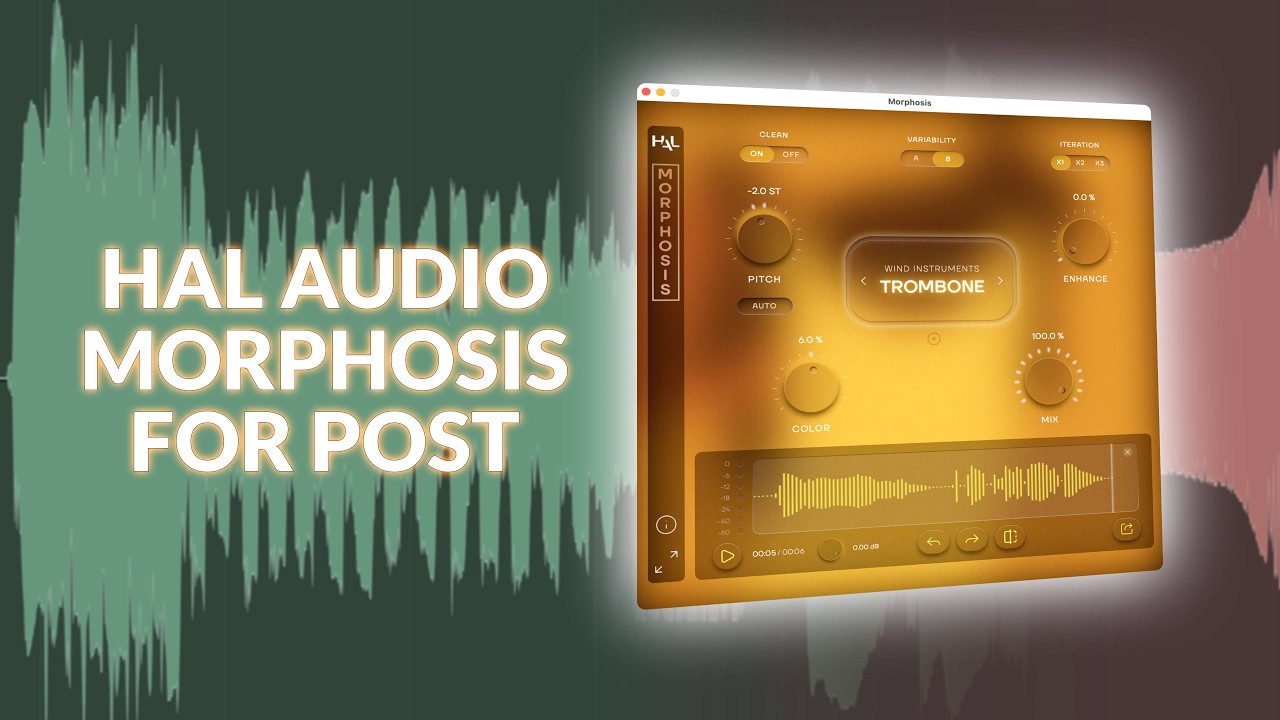HAL Audio Morphosis — функции и звуки для постпродакшена