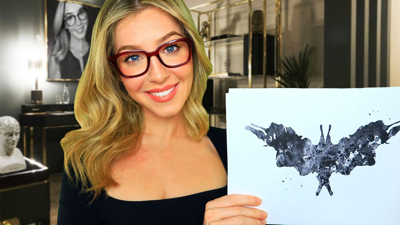 ASMR The Psychologist Rorschach Inkblot Test *ft. personal questions & writing sounds*