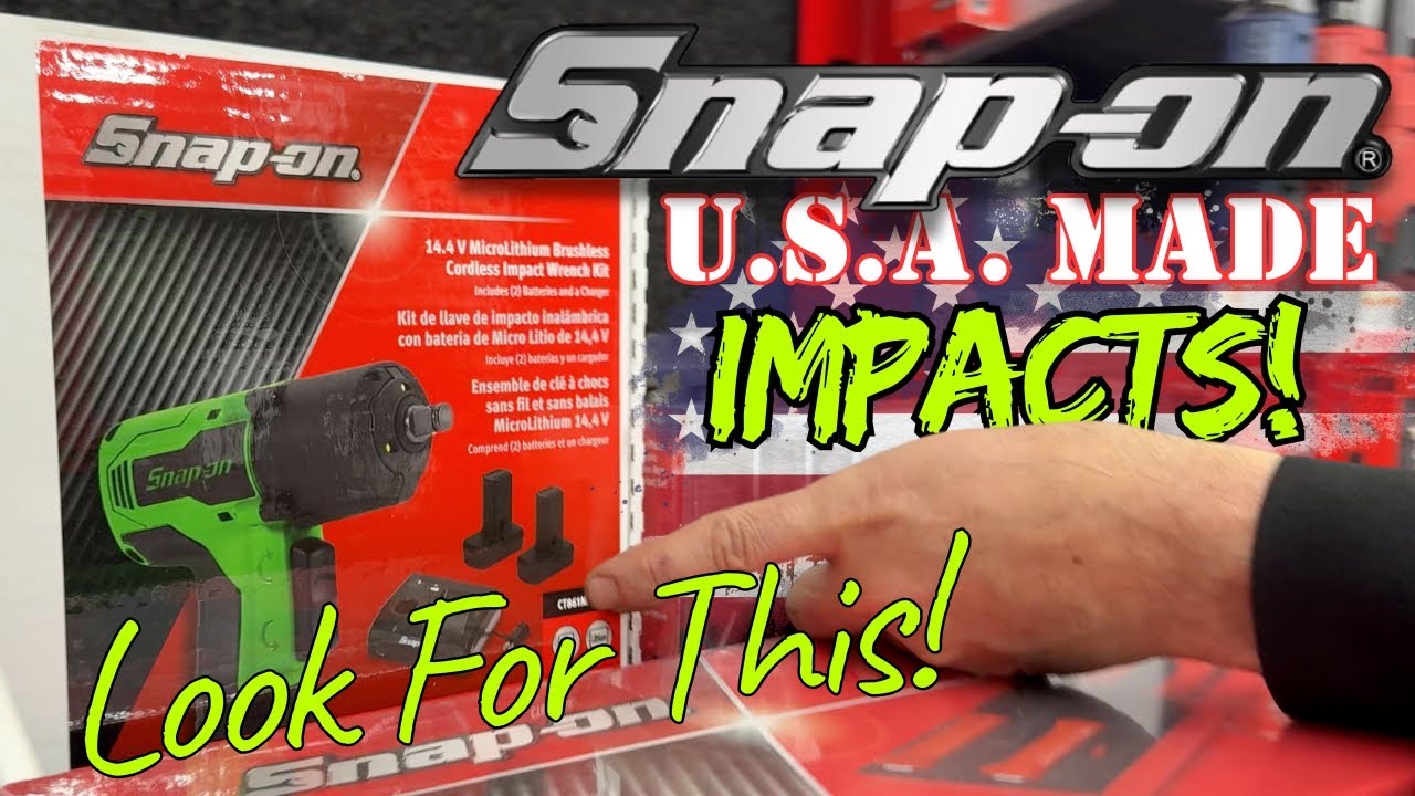 Snap On Created US Jobs To Build These Impacts! Cool Tools On The Truck Today!