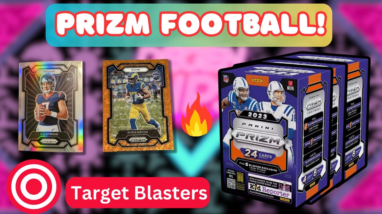 PRIZM IS HERE! 2023 Prizm Football Blaster Box Review! Stroud!
