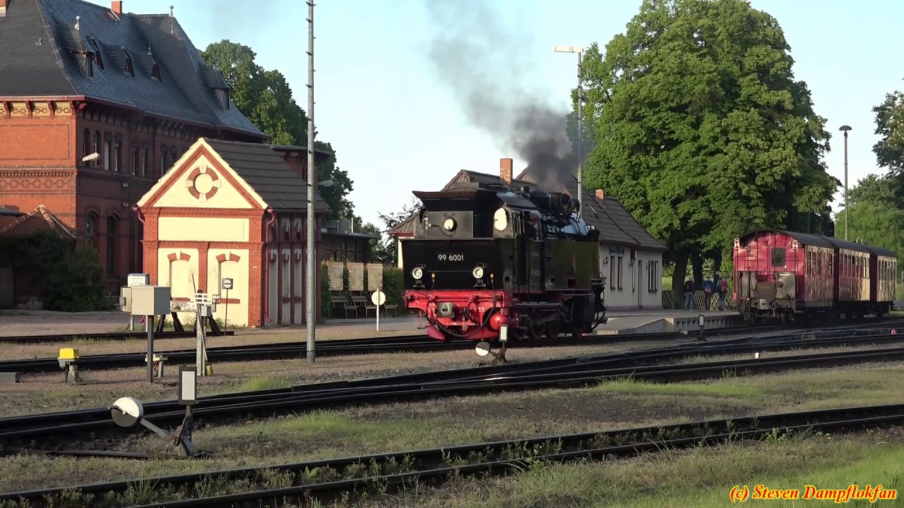 Die Selketalbahn 2019 / Vorabendliche Hektik im Bahnhof Gernrode (Harz), (29.05.2019)