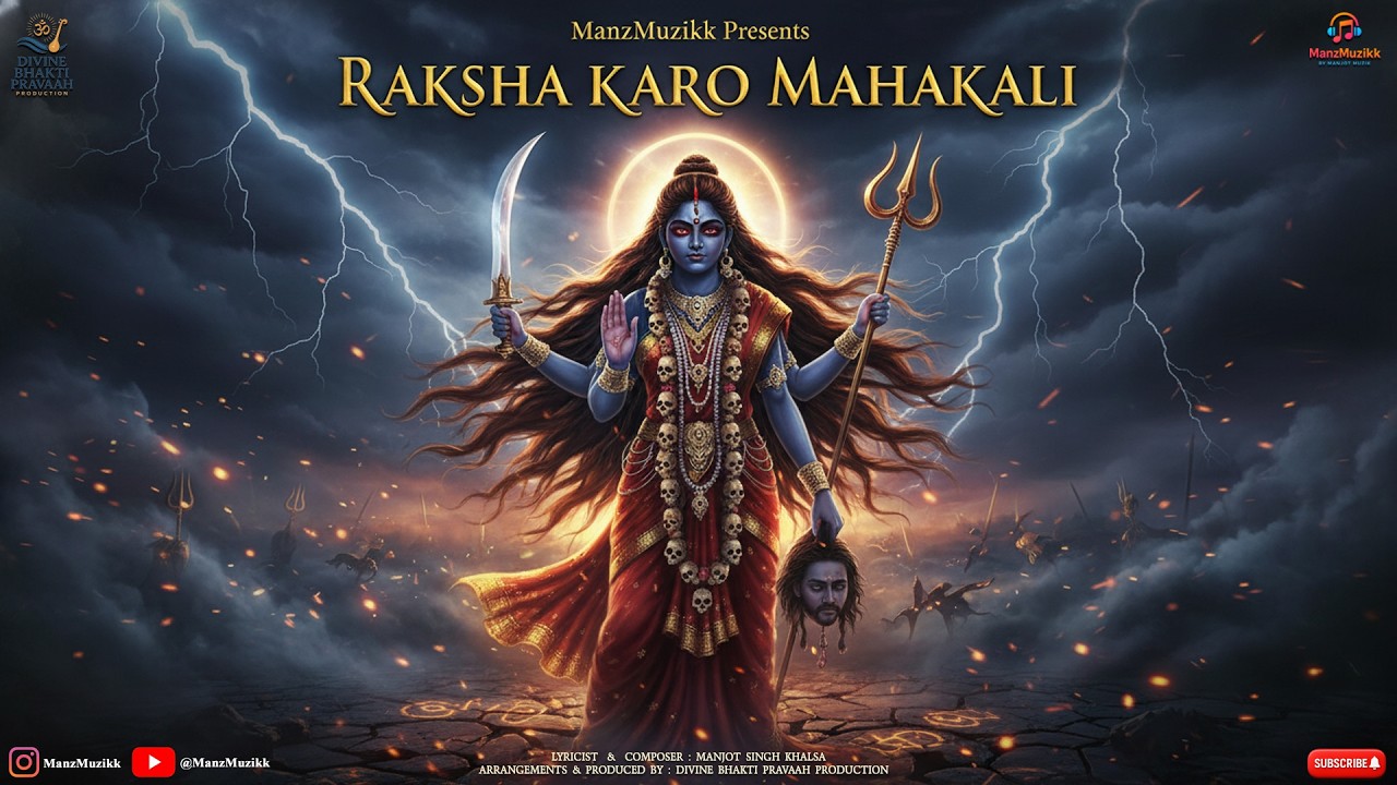 Raksha Karo Mahakali | Powerful Maa Kali Bhajan 2026 | Protection Devotional Song 2026 | ManzMuzikk