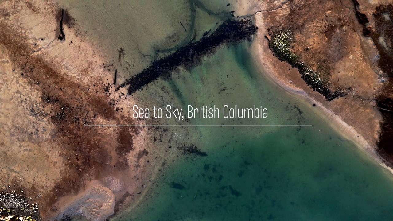 Sea to Sky, British Columbia, ambient landscape flyover
