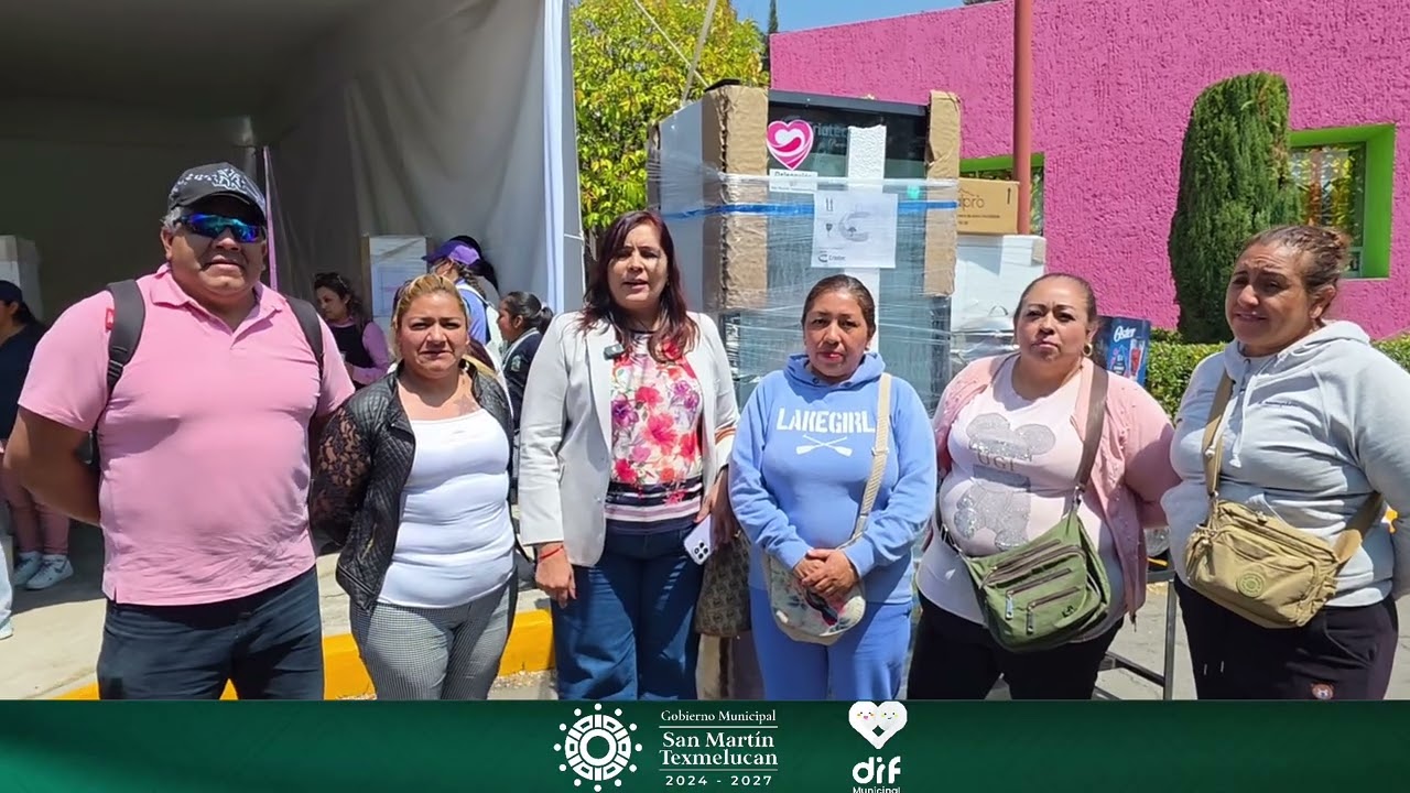 Entrega de reequipamiento a comedores calientes, sede San Martín Texmelucan 