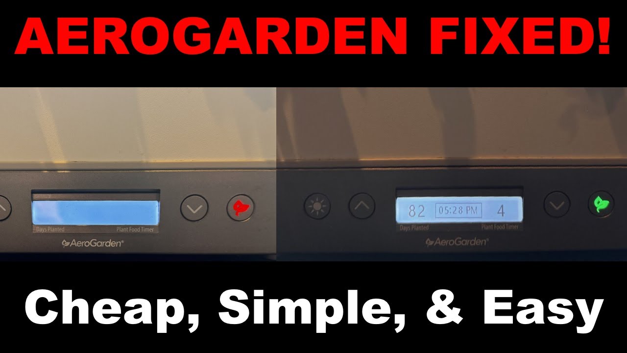 I Fixed My Aerogarden Harvest Elite's Bad LCD With a Cheap Part