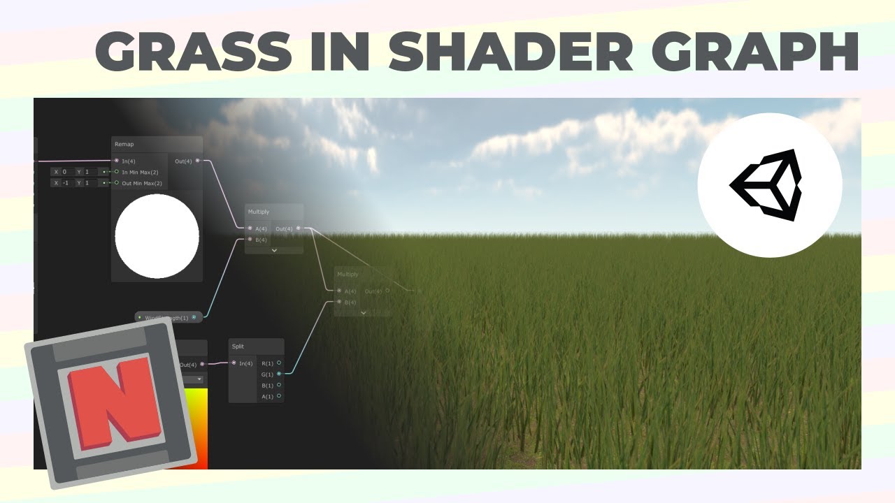 Wind Animated Grass In Unity URP Shader Graph Using Meshes! ✔️ 2020.3 | Game Dev Tutorial