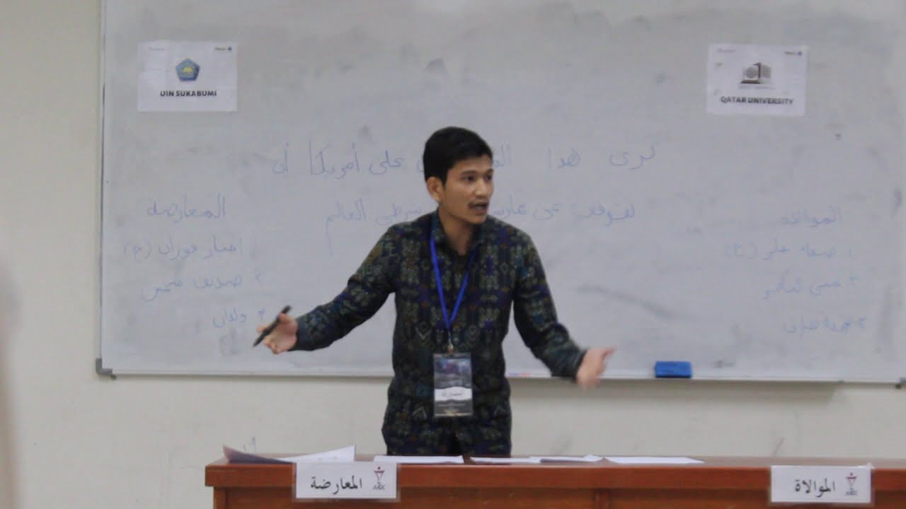 Debat Bahasa Arab Tingkat ASIA ( QATAR UNIVERSITY VS STIBA ARRAAYAH) Part 3
