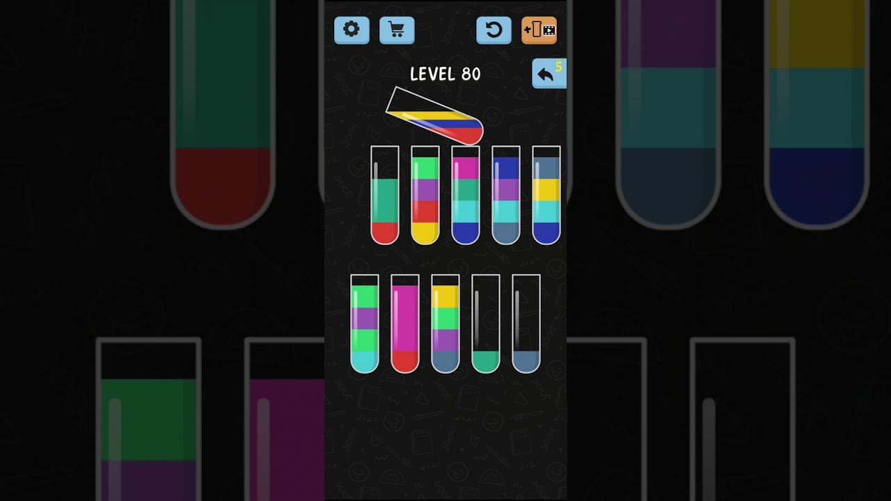 Water Color Sort - level 80