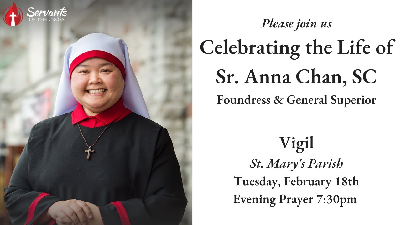 Vigil - Sr. Anna Chan, SC | St. Mary's Parish