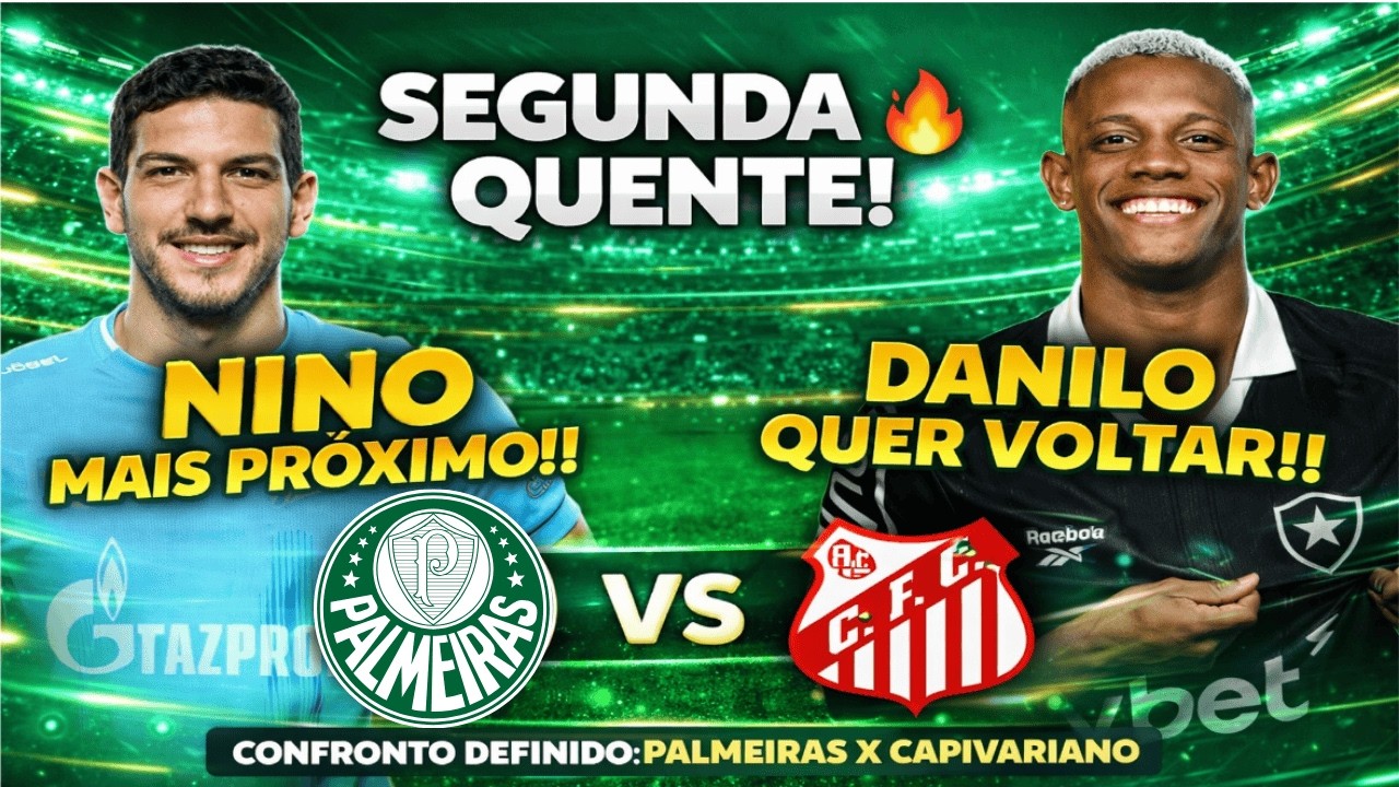 🚨 PALMEIRAS ABRE O COFRE! NINO PODE CHEGAR, SAÍDA CONFIRMADA E MATA-MATA DEFINIDO