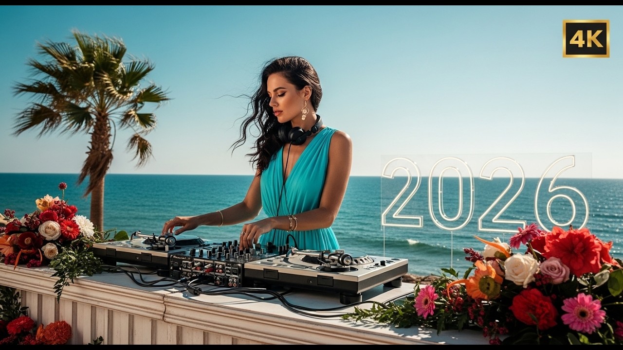 Tropical Chill Beach Mix 2026 🌴 Deep House Music 4K UHD