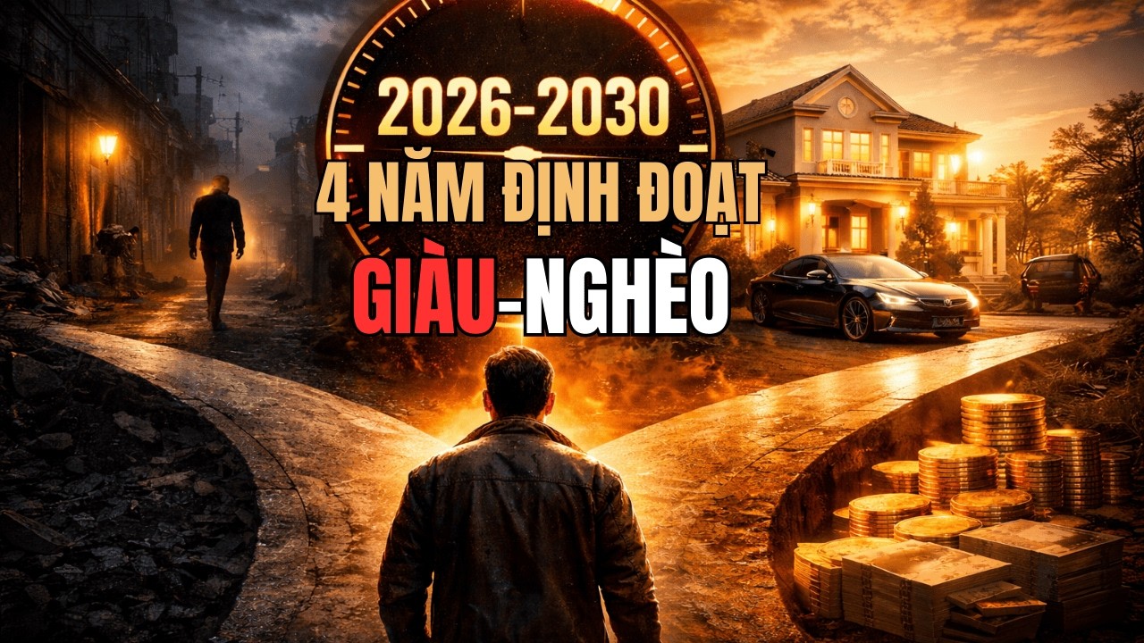 Chu Kỳ Tài Sản 2026–2030 Đã Bắt Đầu: 4 Năm Quyết Định Ai Sẽ Giàu Lên | Đường Đến Triệu