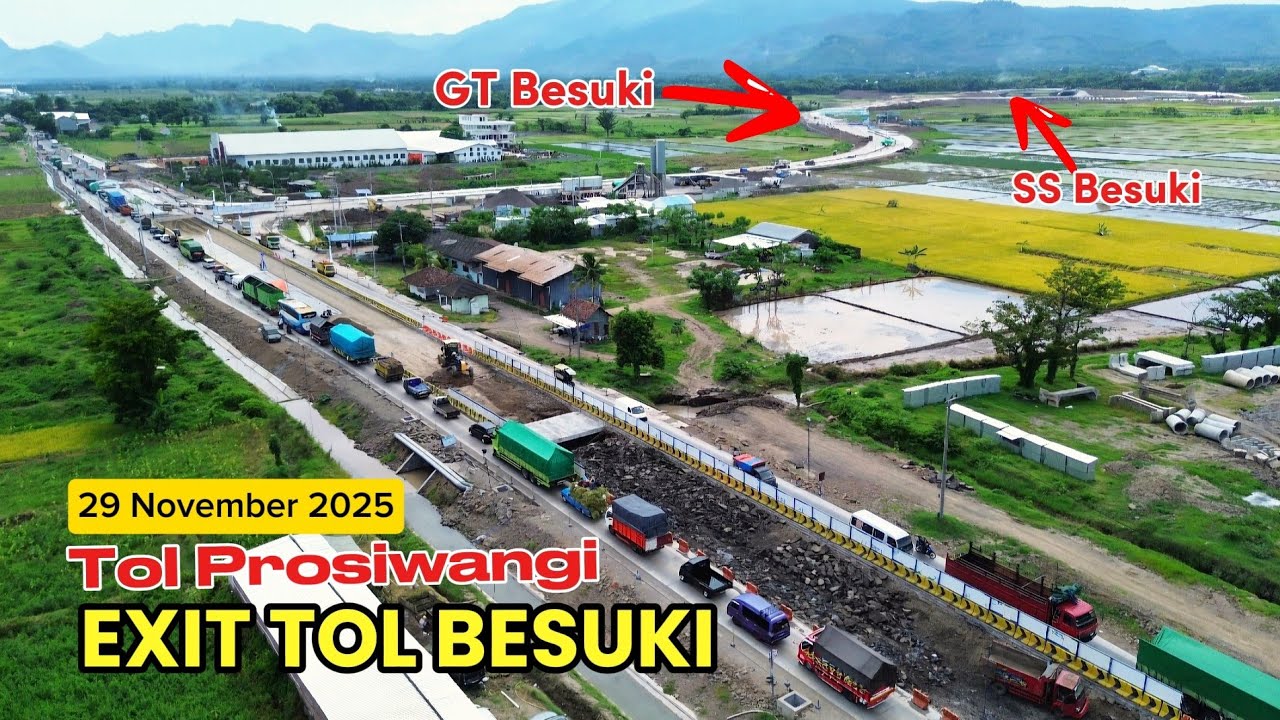 Exit tol besuki terkini | Tol Probolinggo-Situbondo-Banyuwangi ( PROSIWANGI )