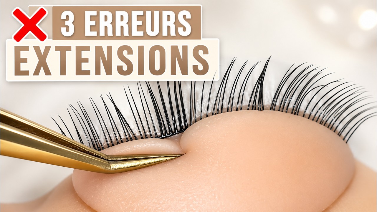 POSES EXTENSIONS DE CILS : 3 ERREURS À NE JAMAIS COMMETTRE