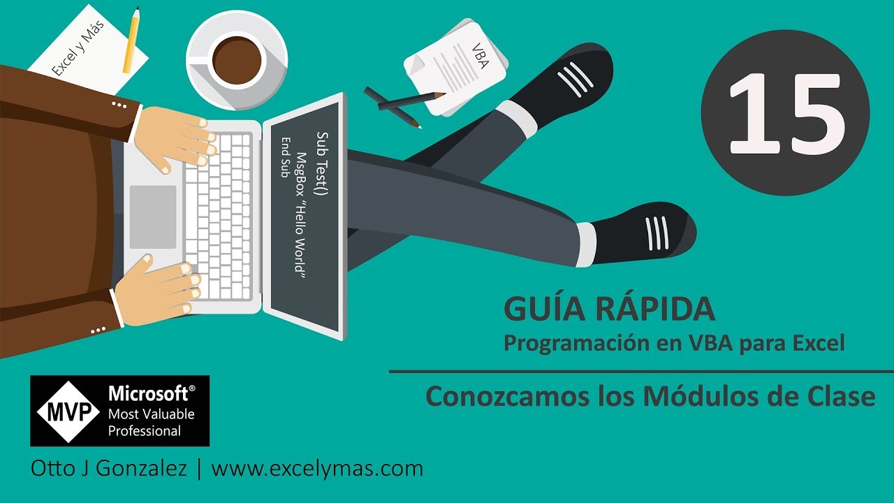 15. Guía Rápida VBA para Excel | Conozcamos los Módulos de Clase