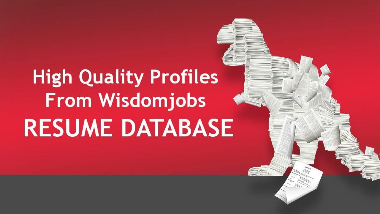 High Quality Profiles From Wisdomjobs Resume Database - wisdomjobs