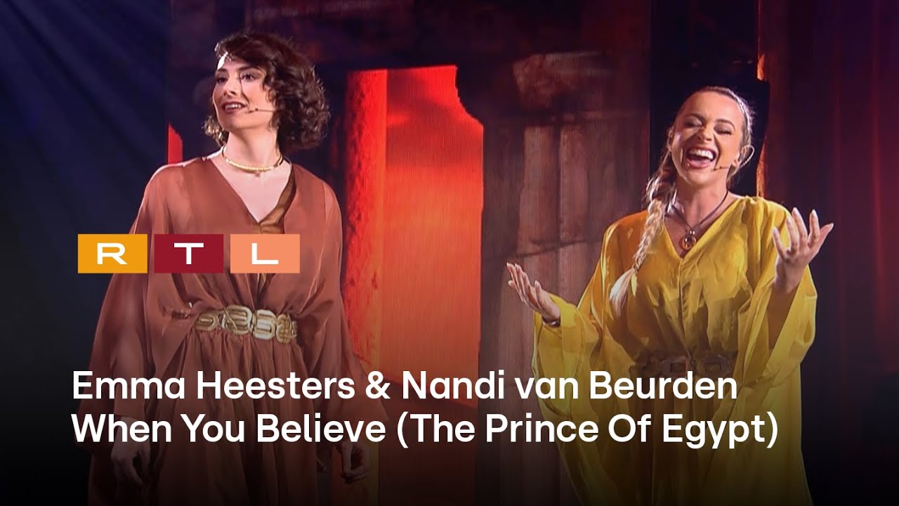 Emma Heesters & Nandi van Beurden - When You Believe (The Prince Of Egypt) | Stars On Stage