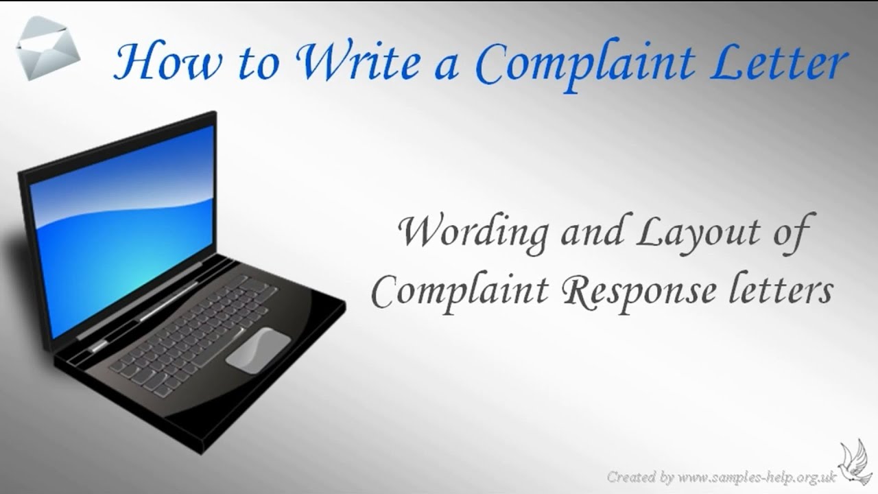How to write a Complaint Letter