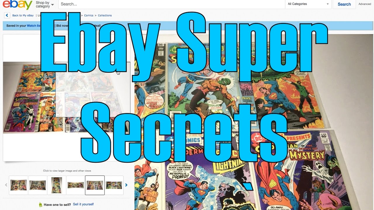 Some (hopefully) Helpful Hints on Buying Comics on Ebay