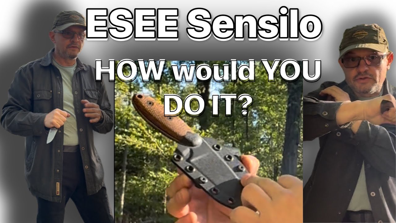 How would YOU carry this knife? 4 ways to mount ESEE Sencillo sheath and one that you shouldn&rsquo;t