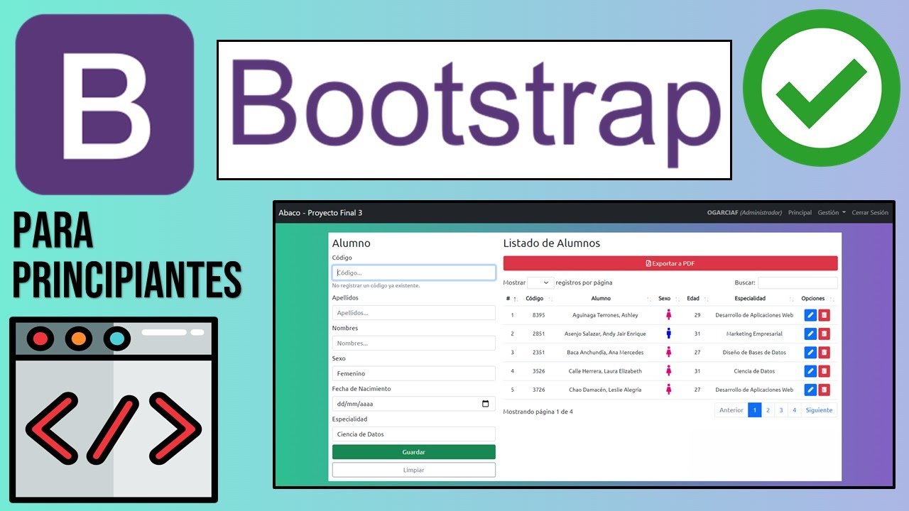 Bootstrap 5 para Principiantes (Tutorial desde 0): Cómo usar Bootstrap en tus aplicaciones web ✅
