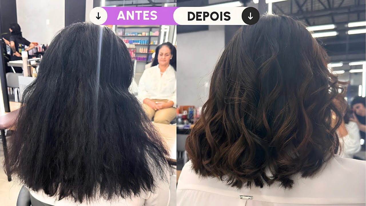 🥹Passo a passo no cabelo da minha mãe: HCosméticos Elausa Brasília