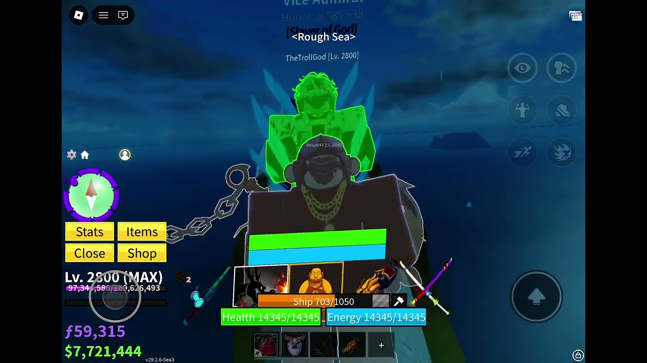 Sea hunting blox fruits