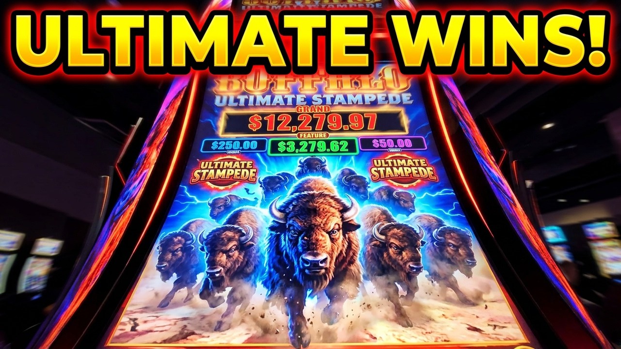 BUFFALO ULTIMATE STAMPEDE SLOT SESSION @HHRSlotsNMore
