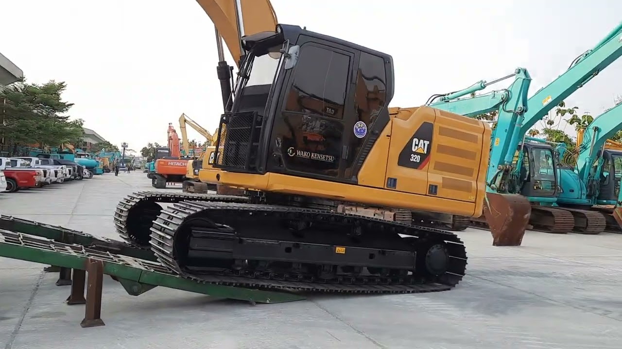 CAT320GC  กำลังออกเดินทาง  ปลายทาง จ.แพร่