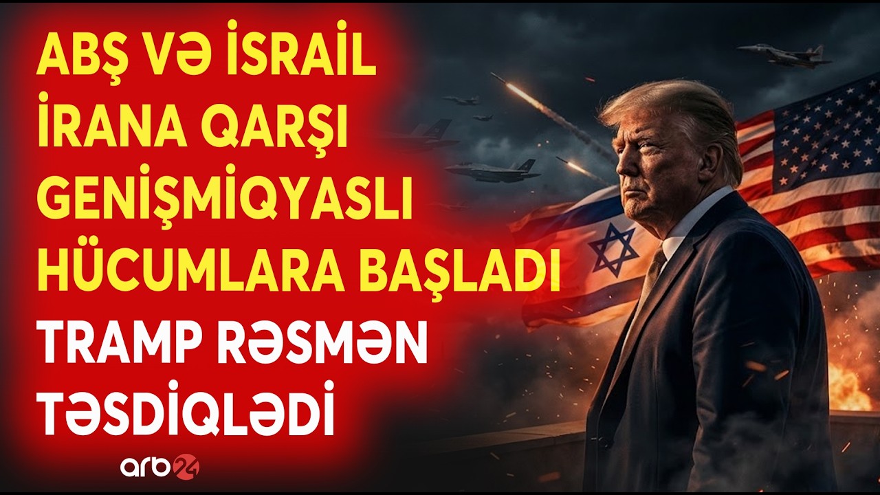 SON DƏQİQƏ! İran İsrailin HÜCUMLARINA RAKET ZƏRBƏLƏRİ İLƏ CAVAB VERDİ - SAVAŞ RƏSMƏN BAŞLADI - CANLI