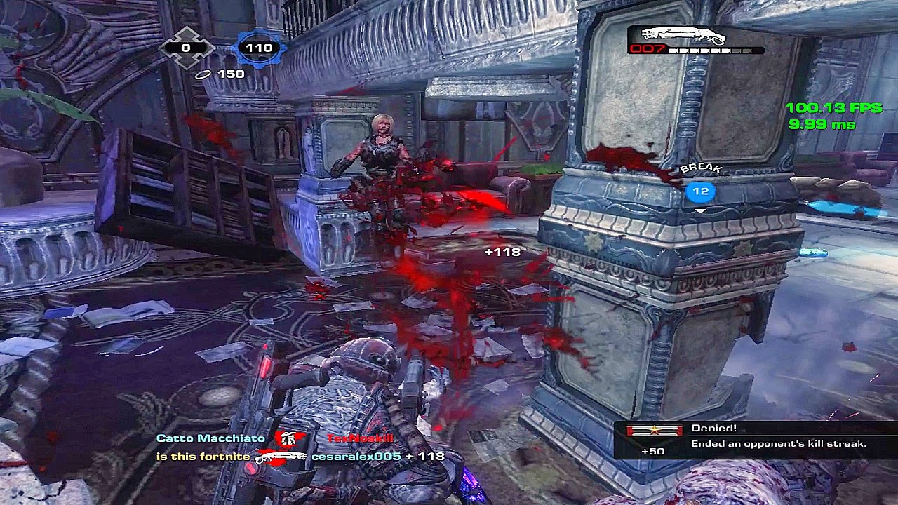 Gears of War 3 Delta Online (PC): King of the Hill on Pavilion #gearsofwar #gearsofwar3 #gears3