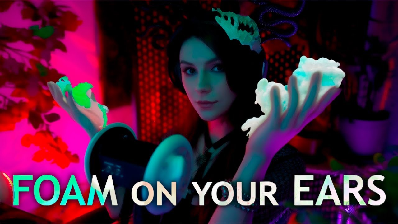 ASMR Brain Melting Foam 💎 No Talking, Relaxing, Soothing, Stress Relief