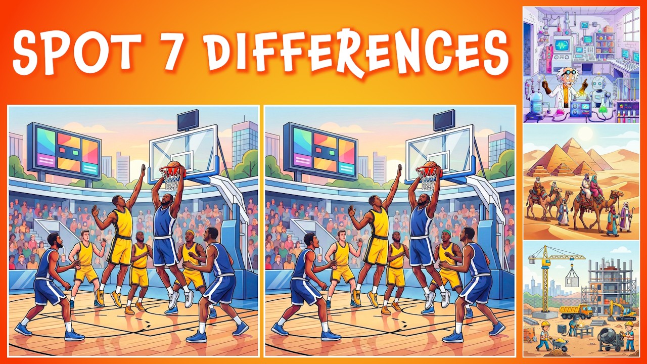 Spot the Difference – 4 Visual Tests (#3)