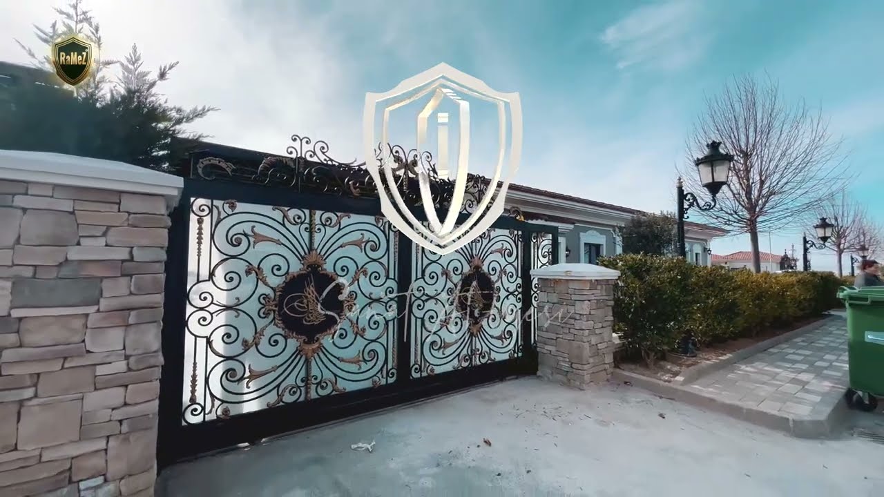 Stunning Ferforge Garden Gates & Villa Entrance Gates at Istanbul Pelican Hill Ihlamur Evleri!