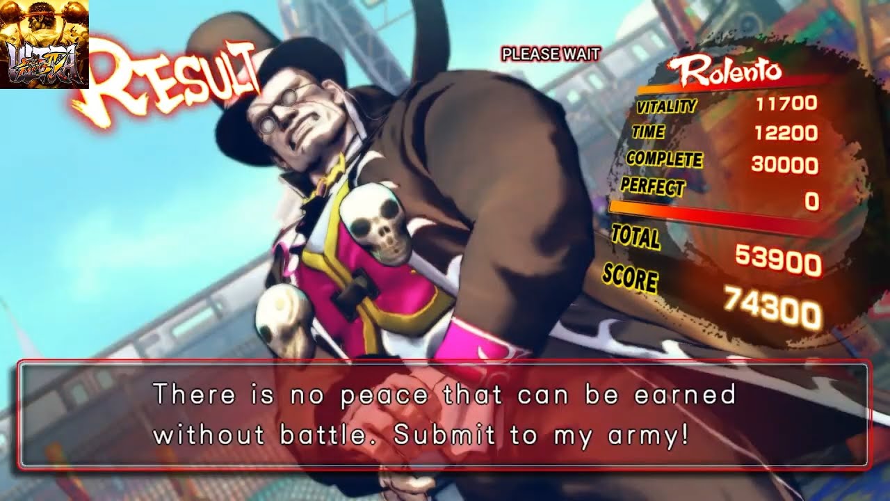 ULTRA STREET FIGHTER IV Rolento Arcade Mode II