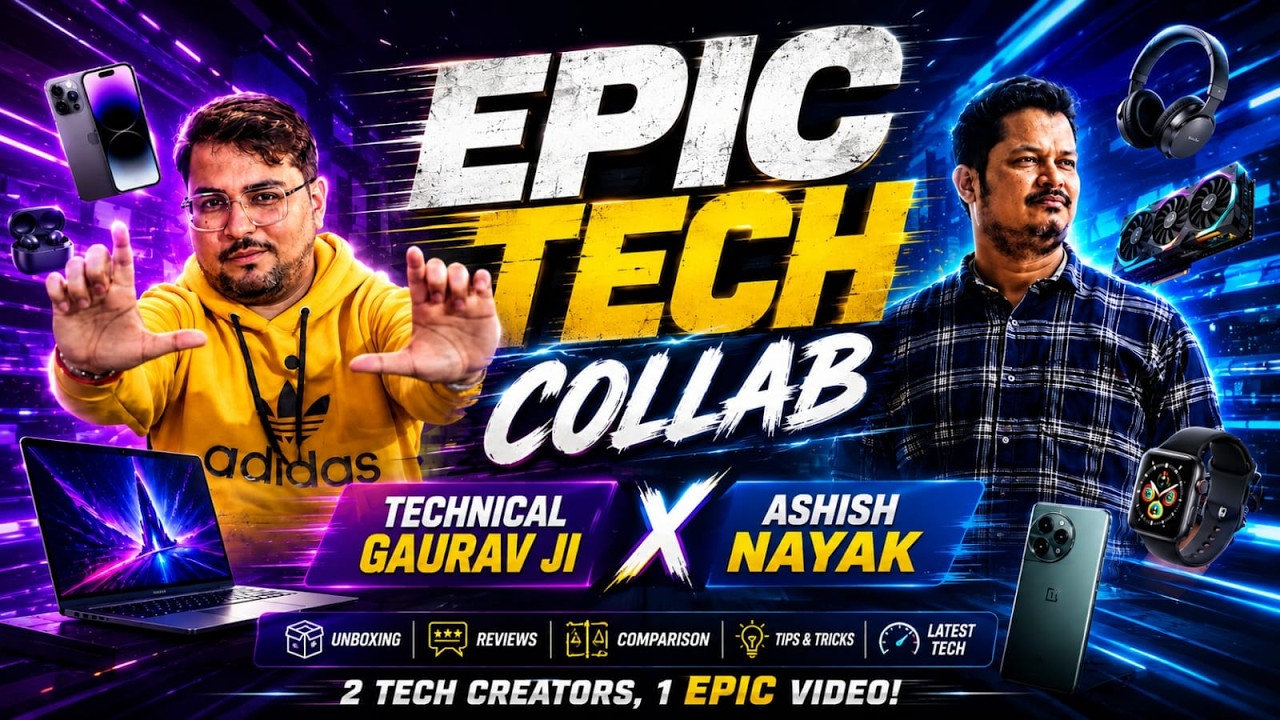 🔥 Two Tech Creators. One Epic Video. | Ashish Nayak &times; Technical Gaurav Ji