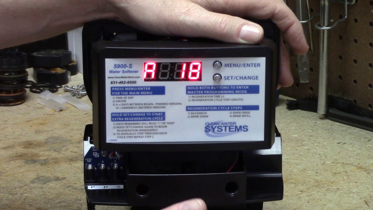 5900-S Softener Programming