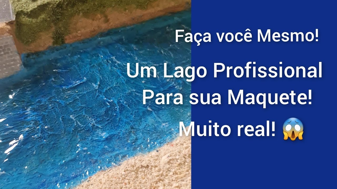 [Tutorial] RIO - LAGO - Fácil de Fazer! | Deixe sua maquete mais bonita!