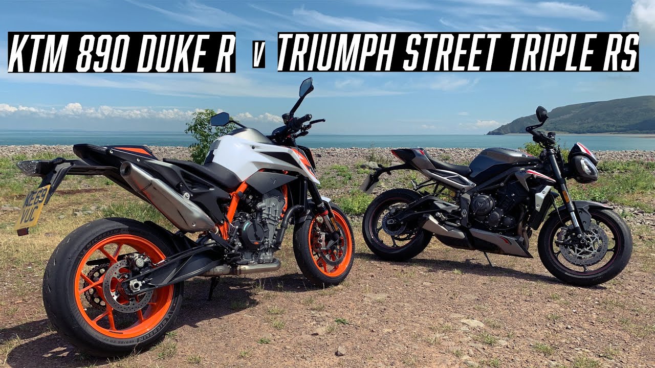 KTM 890 Duke R v Triumph Street Triple RS