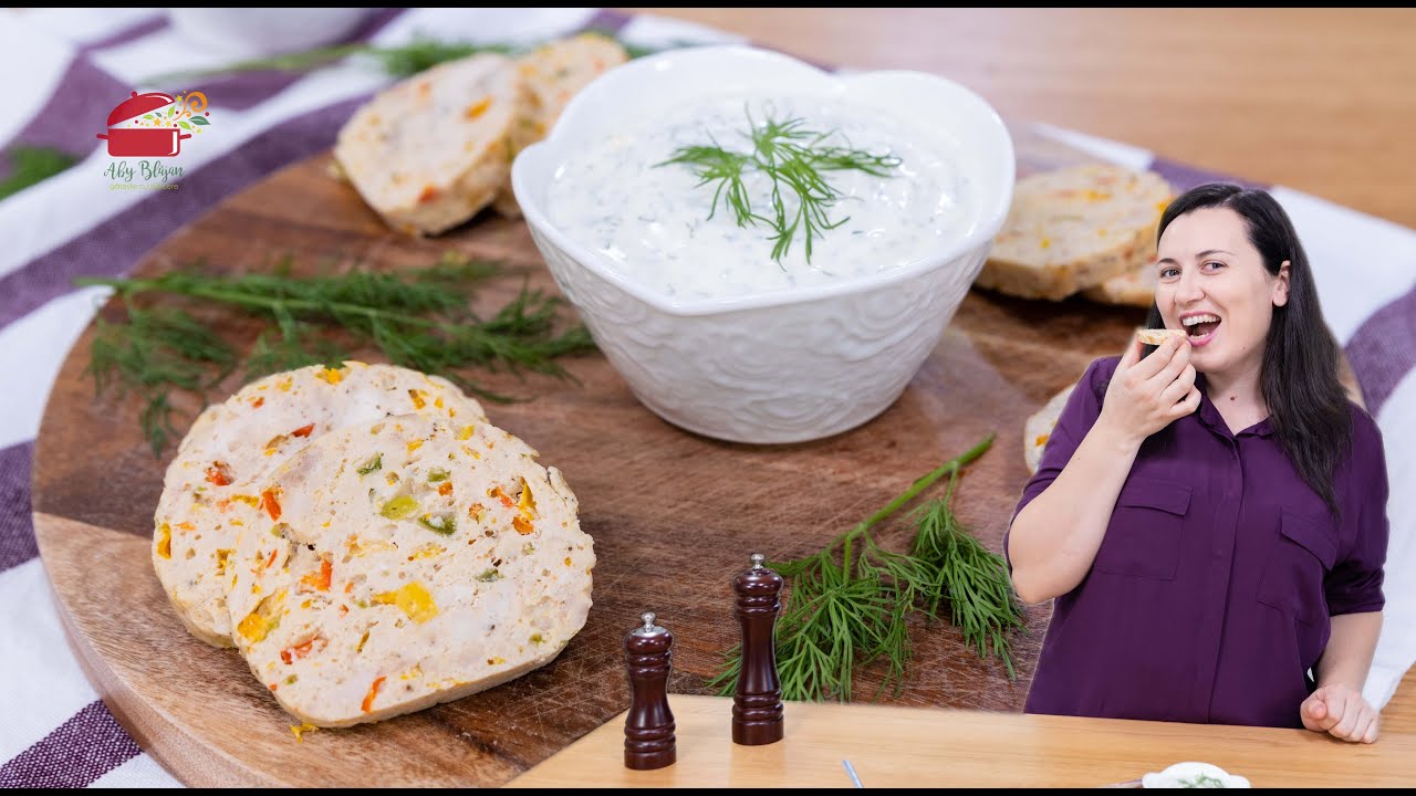 APERITIV - RULADA DE PUI CU SOS DE IAURT #ruladadepui #parizerdecasa #abyblajan