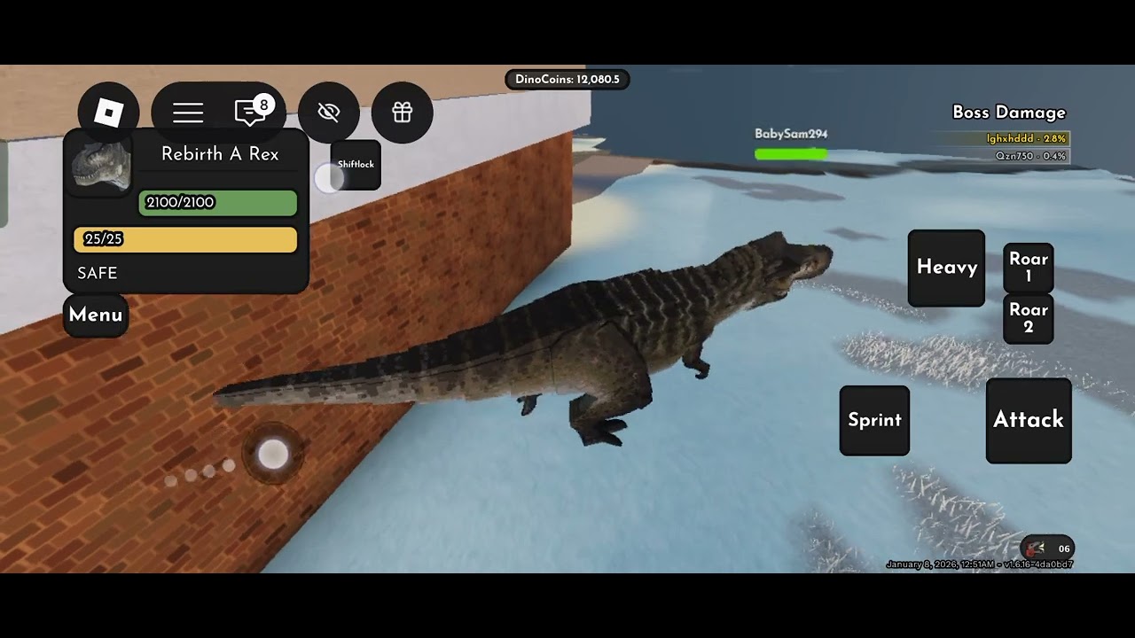 Playing as dinos in jb pt 1