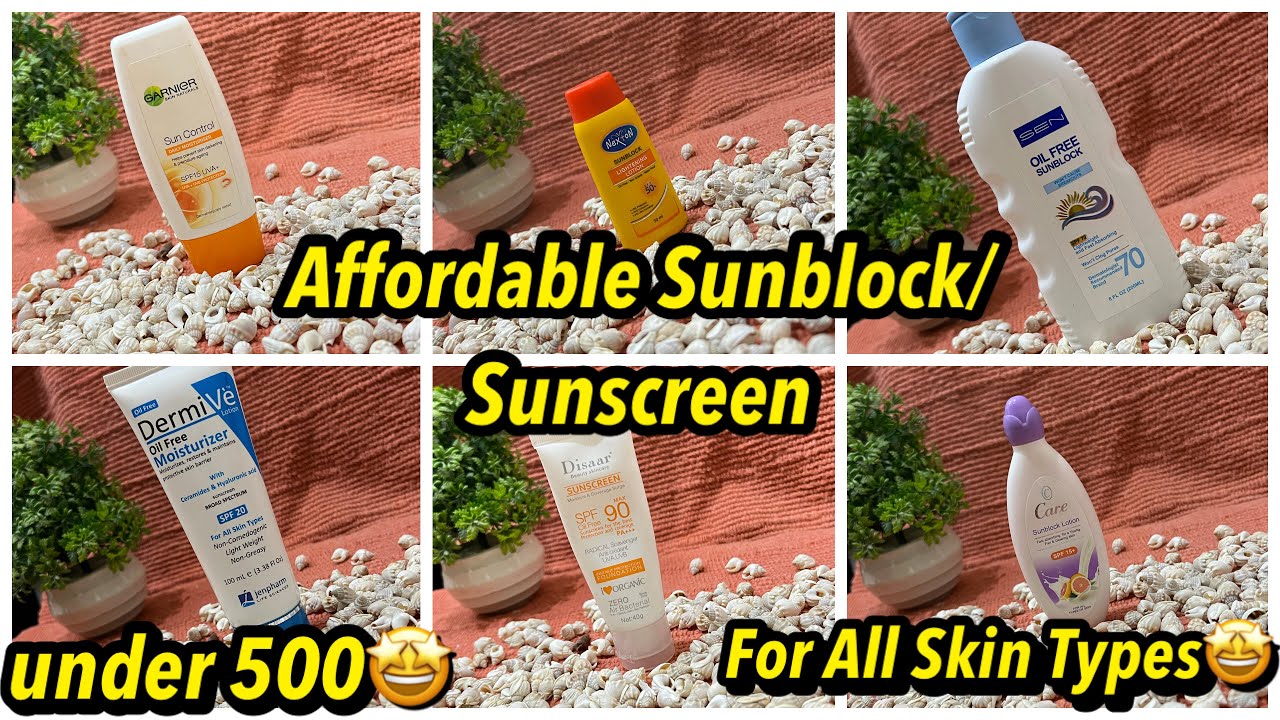 Sunscreen/Sunblock under 500-Best and Affordable Sunscreen/Sunblock-All skinType Sunblock/Sunscreen