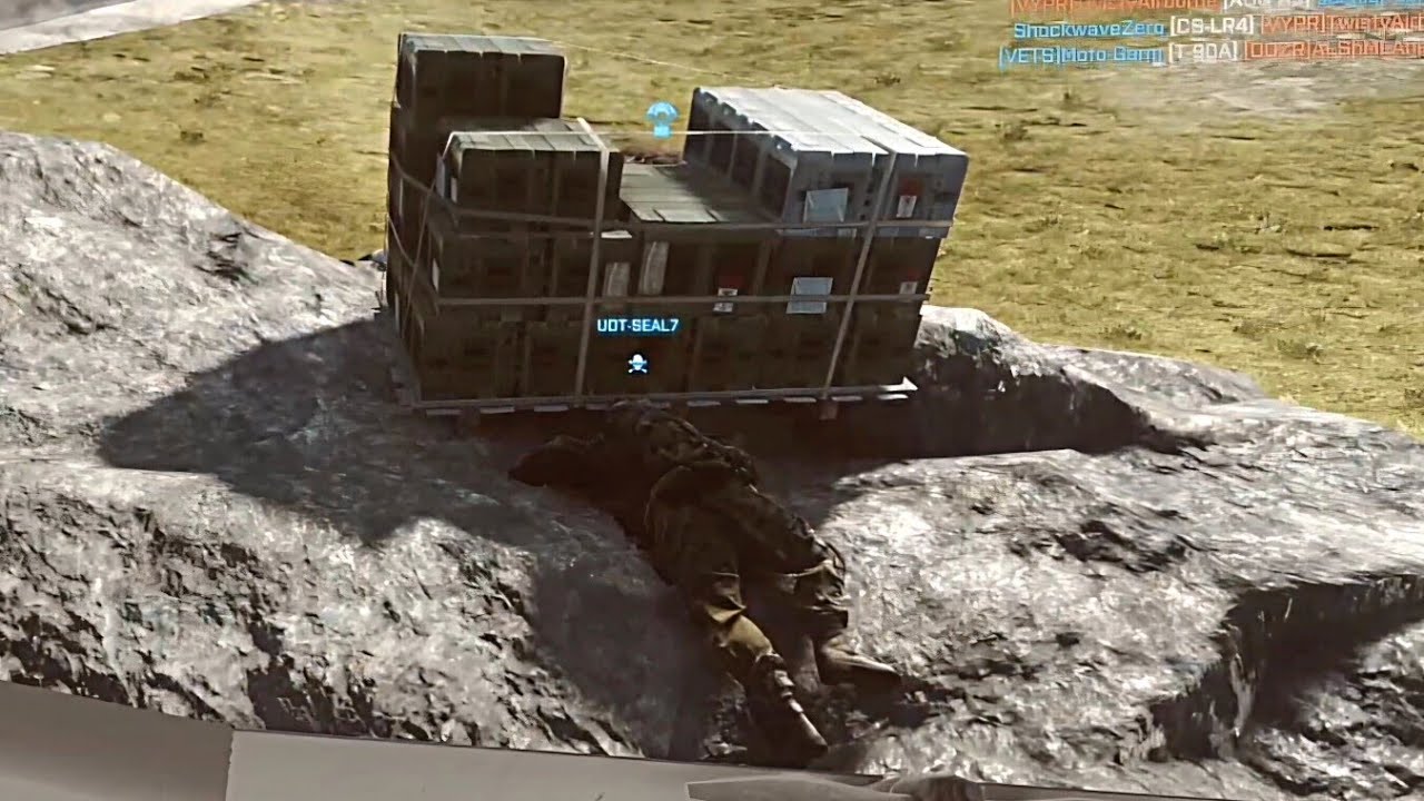 Trolling with crate drops (Battlefield 4)