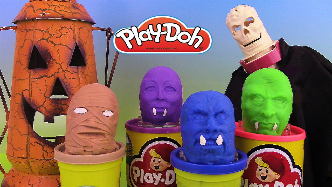 Pâte à modeler Play Doh Count CreepyHead & Friends Vintage Halloween
