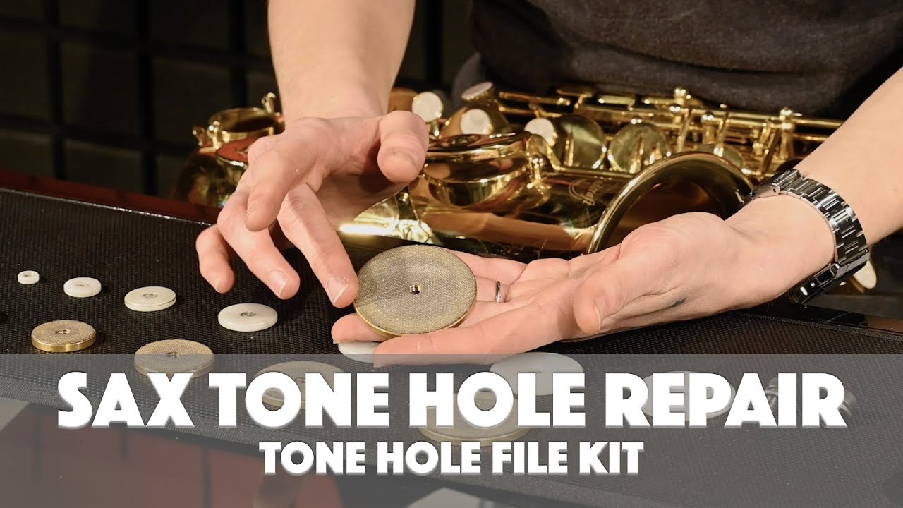 How To Repair A Sax Tone Hole | Abrasive File Kit