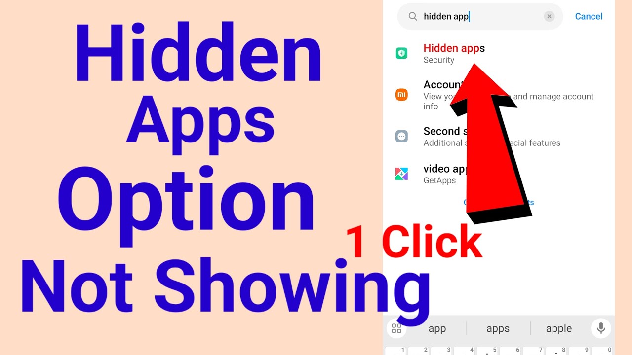 Redmi hidden apps option not showing / Hide app option not showing / Redmi app hide nahi ho raha hai