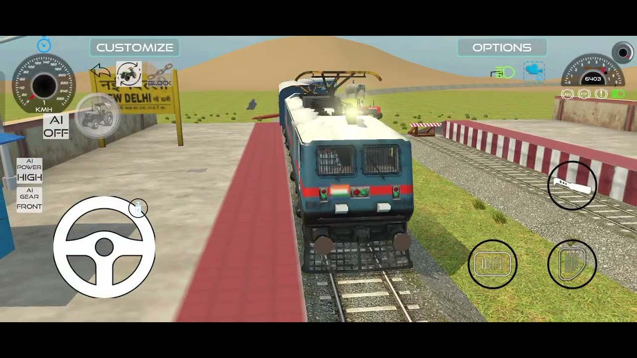 Indian railway gaming 3d virel video 