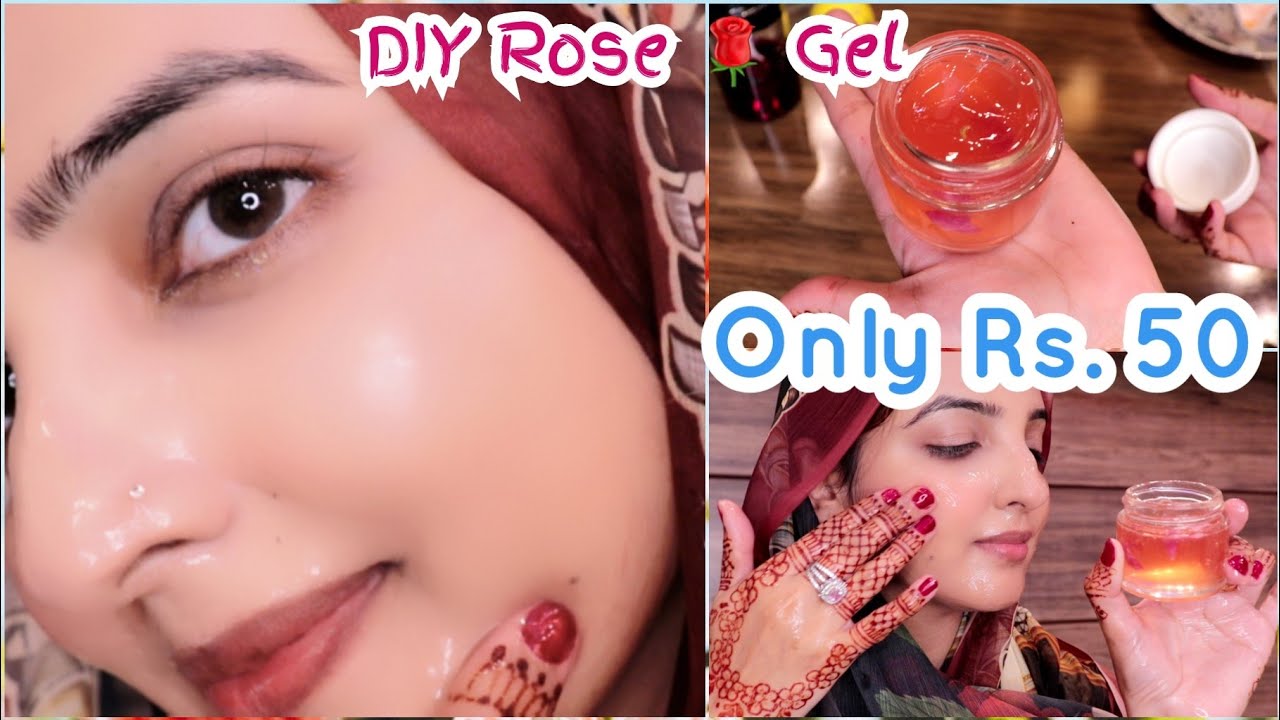 Memoona Muslima 7-Day Skin Glowing Challenge with DIY Rose Gel to Get Soft Smooth Skin